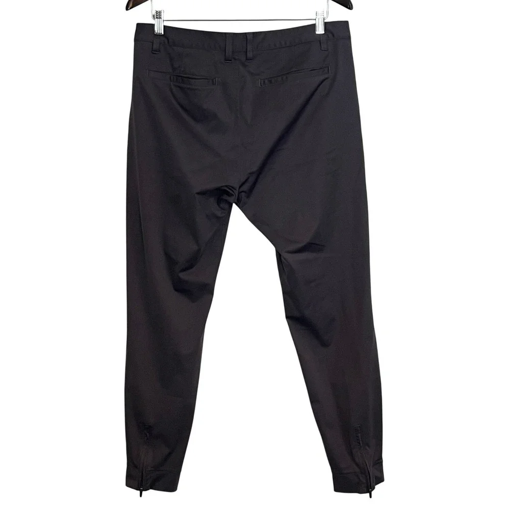 Rhone Commuter Pants‎ Mens Charcoal Gray Slim Fit Zipper Ankle Jogger Style 33